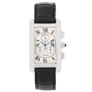 Cartier Tank Americaine (or American) Chronograph Men's Watch W2603356