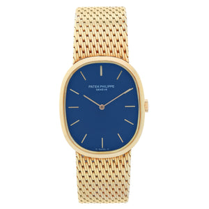 Patek Philippe 18k Yellow Gold  Ellipse Men's Watch Ref. 3848