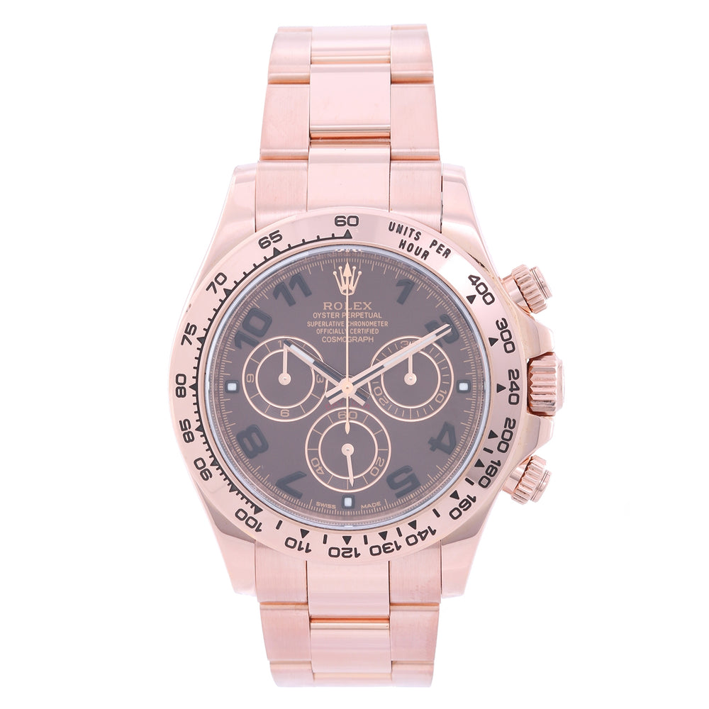 Rolex Cosmograph Daytona Men's Ever Rose Gold Watch 116505