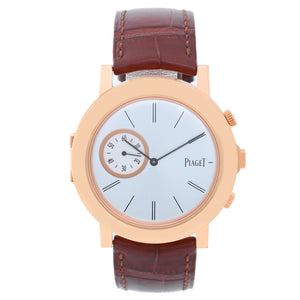 Piaget Altiplano Double Jeu  18k Rose Gold Men's Watch GOA3515