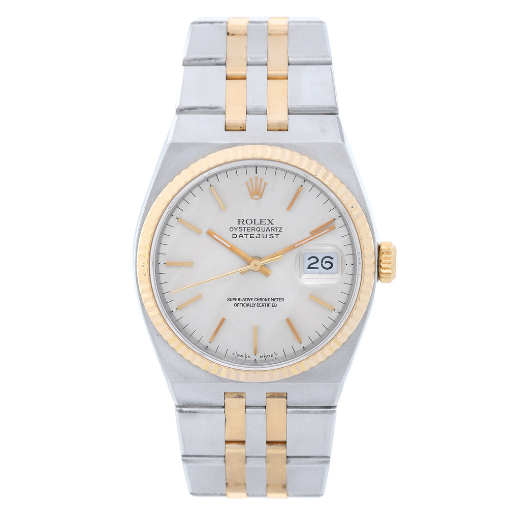Rolex Oysterquartz Datejust 2-Tone Men's Watch 17013