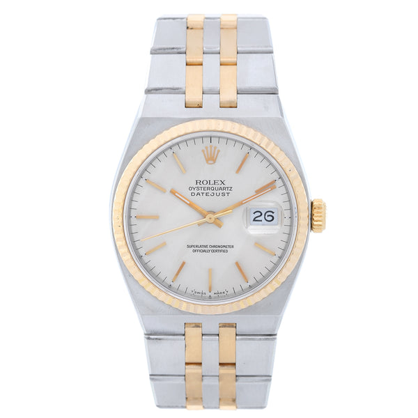 Rolex Oysterquartz Datejust 2-Tone Men's Watch 17013
