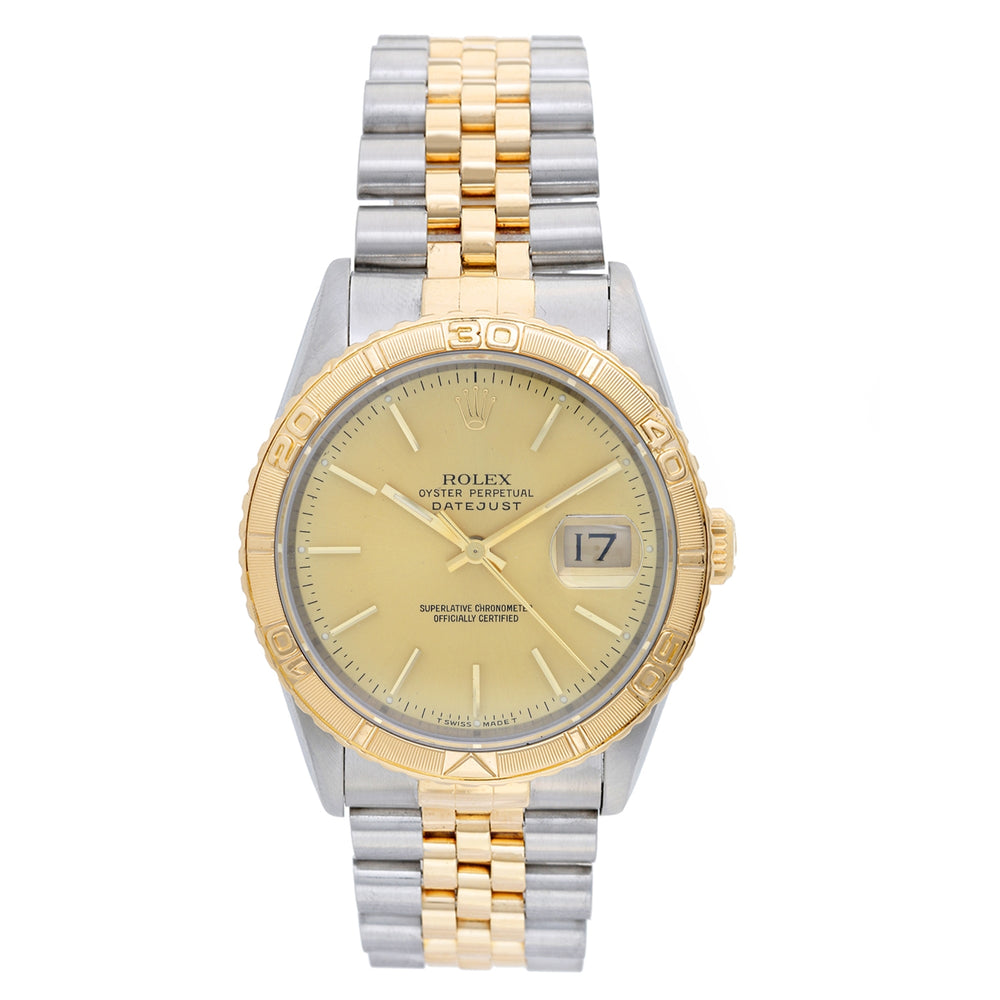 Men's Rolex Turnograph 2-Tone Steel & Gold Watch 16263