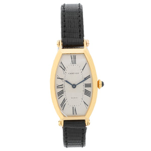 CARTIER TONNEAU LADIES YELLOW GOLD WATCH

