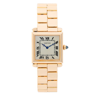 CARTIER TANK OBUS MEN'S OR LADIES 18K YELLOW GOLD WATCH

