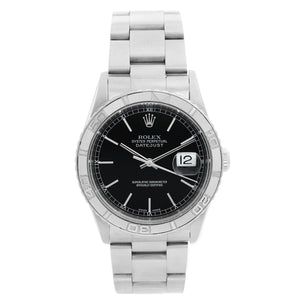 Rolex Turnograph Men's Steel Watch 16264 with Thunderbird Bezel