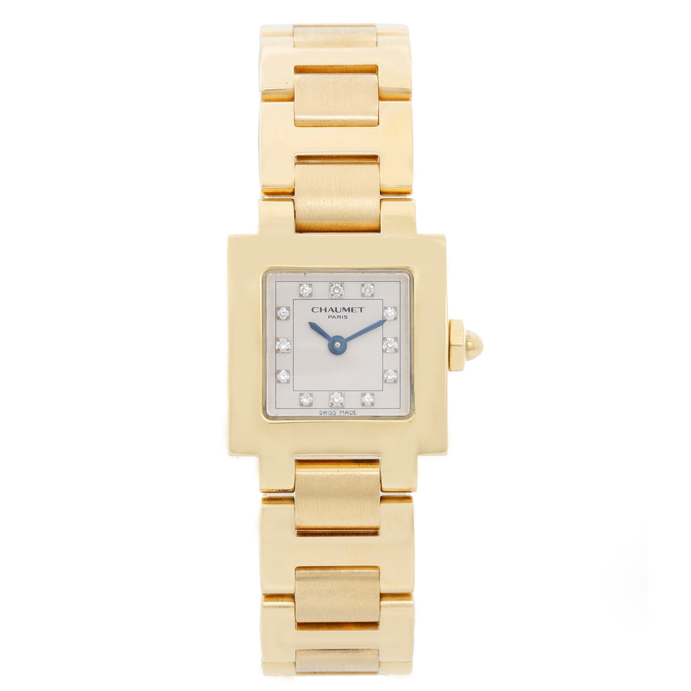 Chaumet Carree 18K Yellow Gold Ladies Watch