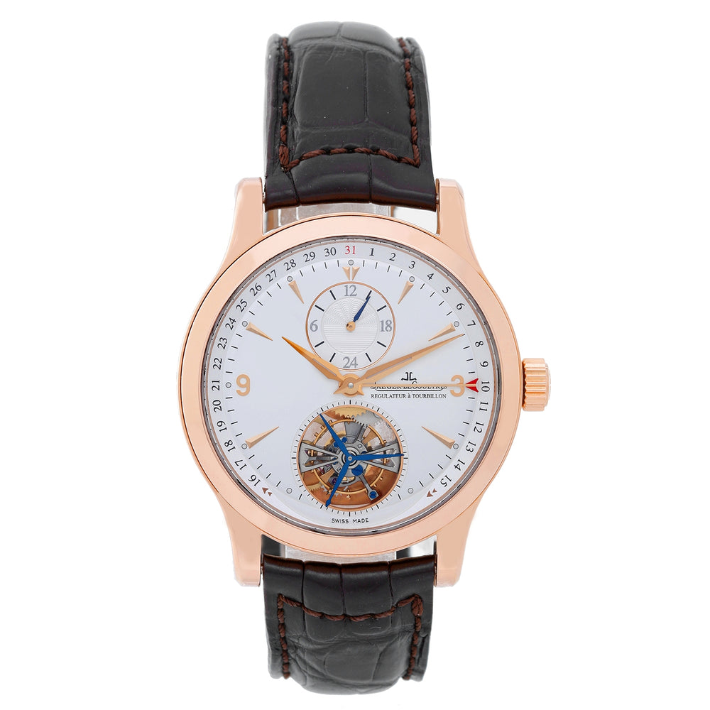 Jaeger - LeCoultre Master Dual Time Tourbillon Men’s Watch 146.2.34.S