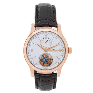Jaeger - LeCoultre Master Dual Time Tourbillon Men’s Watch 146.2.34.S