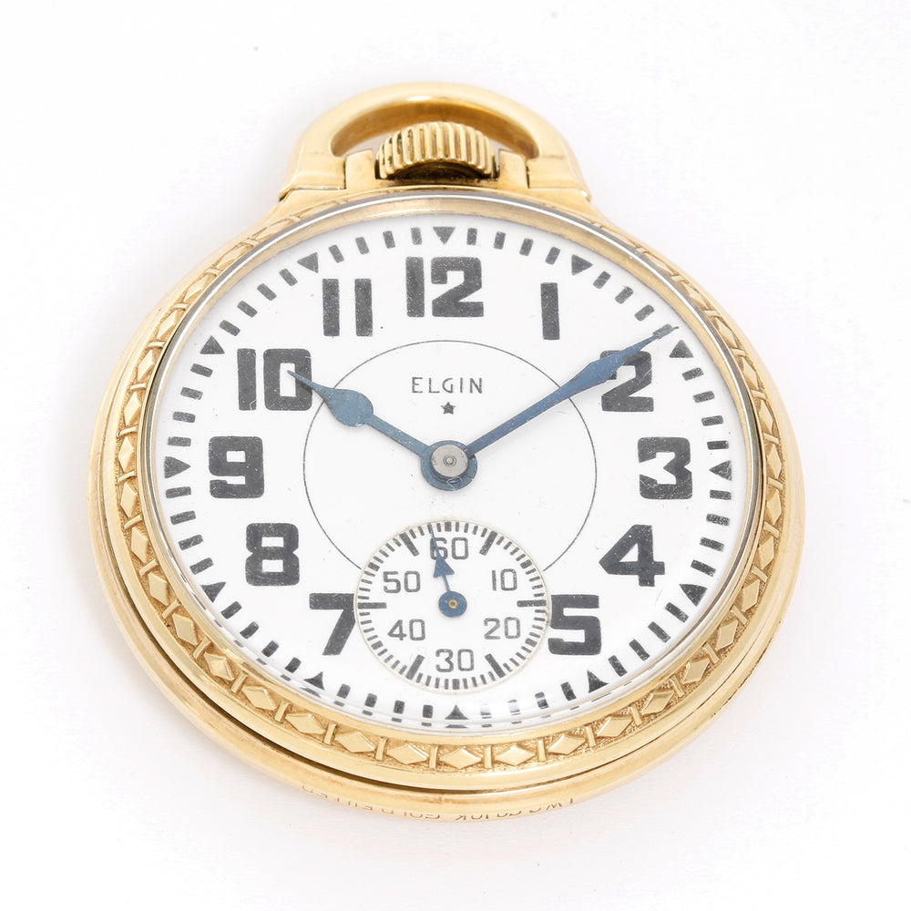 Elgin  BW Raymond Gold Filled Pocket Watch