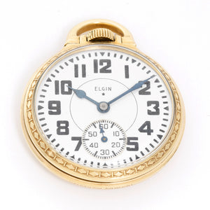 Elgin  BW Raymond Gold Filled Pocket Watch