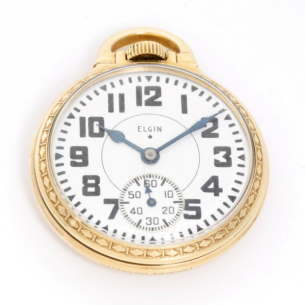 Elgin  BW Raymond Gold Filled Pocket Watch