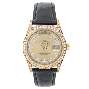Rolex President Day-Date Men's 18k Gold Watch 18138