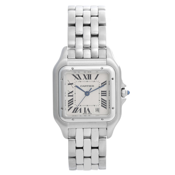 CARTIER PANTHER STAINLESS STEEL QUARTZ MIDSIZE 27MM WATCH W25054P5 1310
