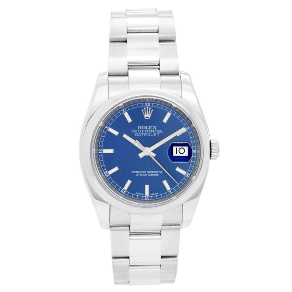 Rolex Datejust Men's Stainless Steel Automatic Winding Watch 116200