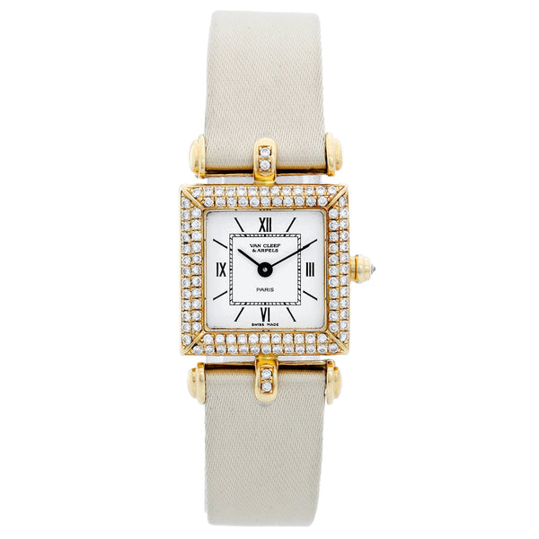 Van Cleef & Arpels Quartz Yellow Gold Watch