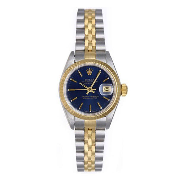 Rolex DateJust 2-Tone Ladies Watch Automatic Winding 69173