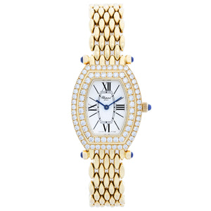 Chopard 18K Yellow Gold Diamond Ladies Watch 551 1