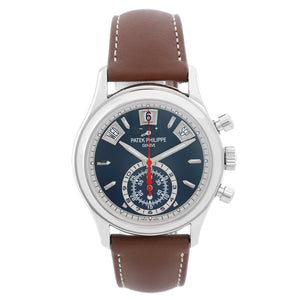 Patek Philippe Flyback Chronograph Men's 18k White Gold Watch  5960 G or 5960-01G or 5960/01G-001