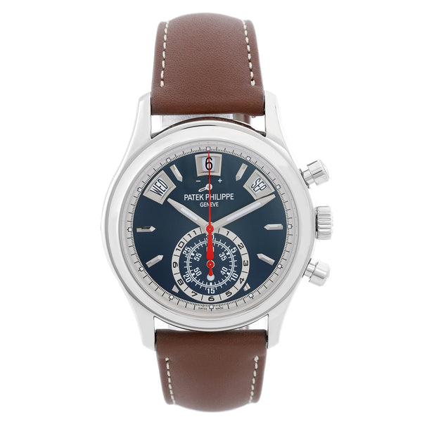Patek Philippe Flyback Chronograph Men's 18k White Gold Watch  5960 G or 5960-01G or 5960/01G-001