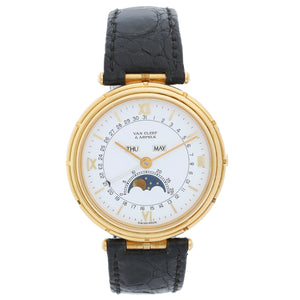 Van Cleef & Arpels 18K Yellow Gold La Collection Ladies Watch