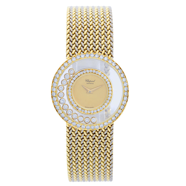 Chopard Happy Diamonds 18K Gold Ladies Watch
