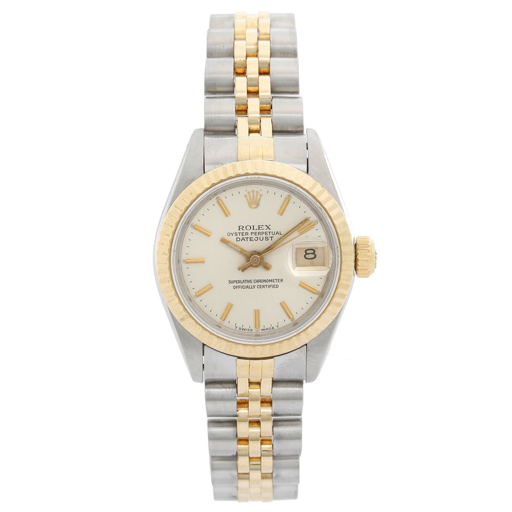 Ladies Rolex Datejust 2-Tone Steel & Gold Used Watch 69173