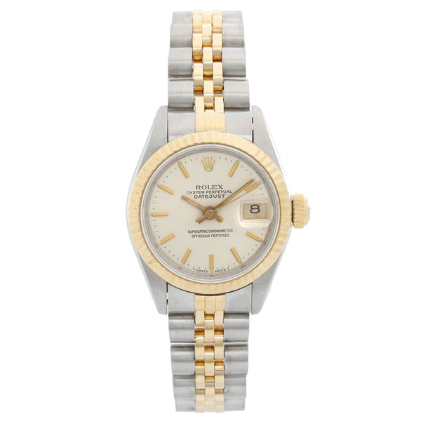 Ladies Rolex Datejust 2-Tone Steel & Gold Used Watch 69173