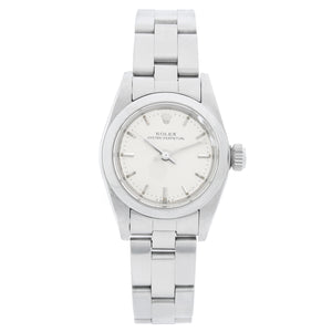 Ladies Rolex No Date Stainless Steel Watch 6917
