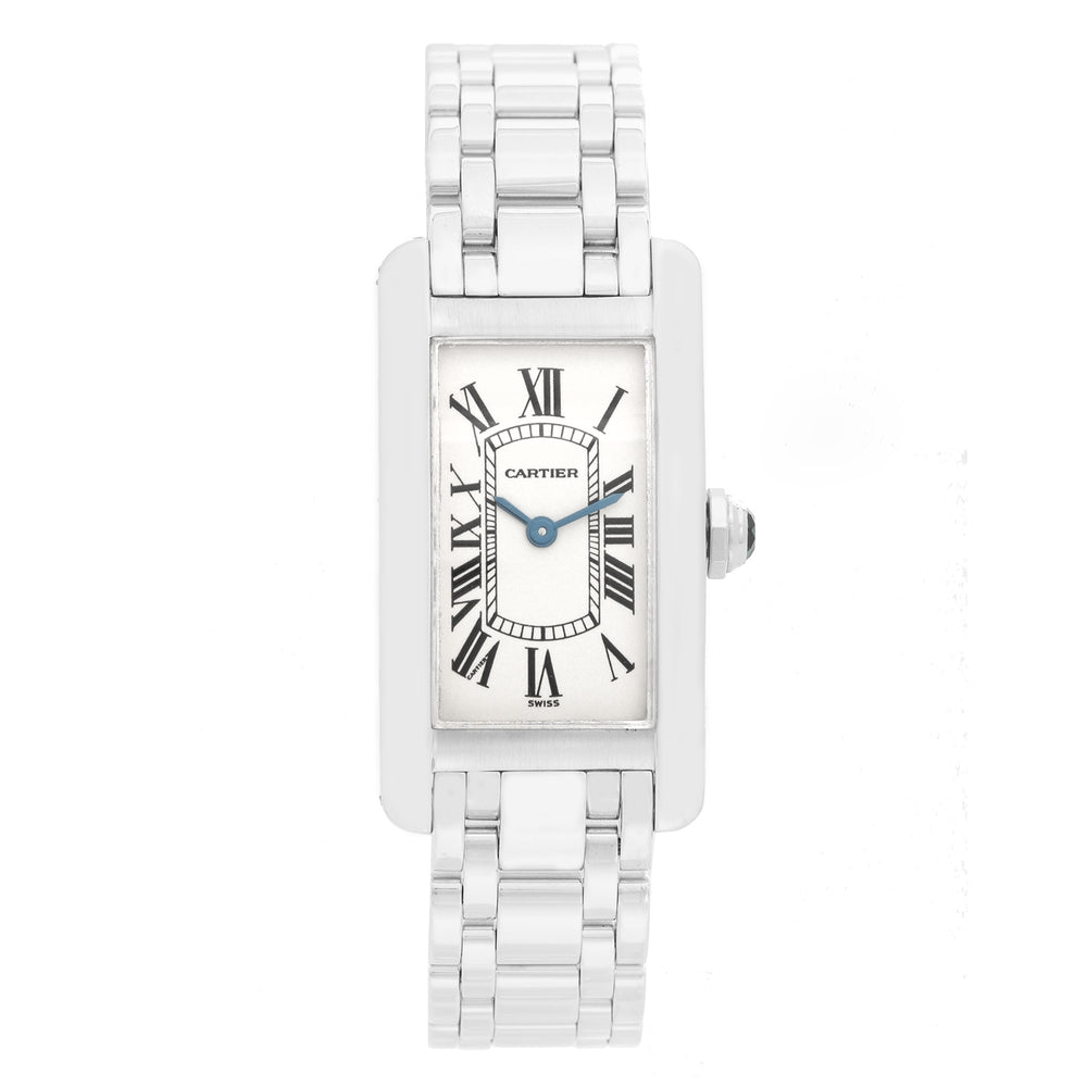 Cartier Tank Americaine Ladies White Gold W26019L1 1713