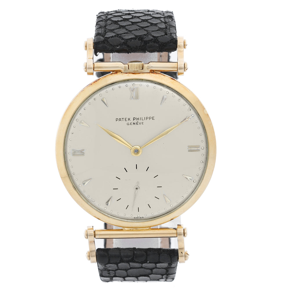 Spectacular 18K Yellow Gold Patek Philippe Pocket Watch Wrist Watch