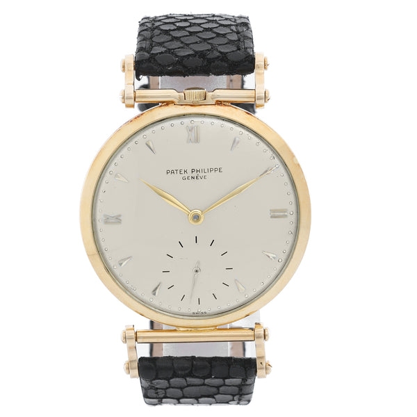 Spectacular 18K Yellow Gold Patek Philippe Pocket Watch Wrist Watch