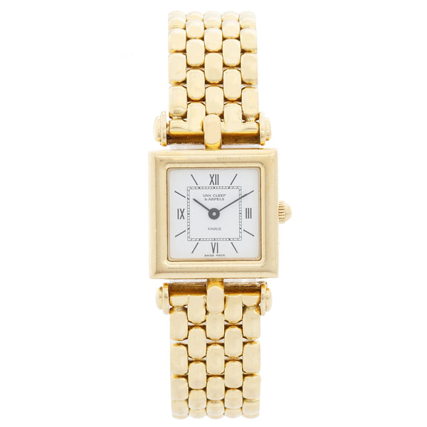 Van Cleef & Arpels Quartz Yellow Gold Watch Ref. 122664