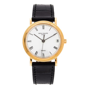 Patek Philippe by Tiffany & Co.  Calatrava 18k Men's Watch  3802 - J (or 3802J; 3802/200)