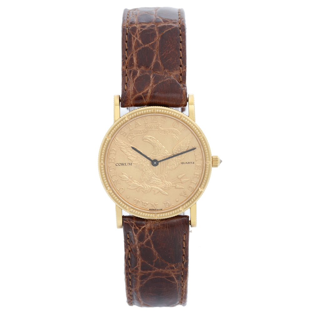Corum $10 22K Gold Eagle 1893 Unisez Watch