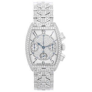 Franck Muller Cintree Curvex Chronograph Pave Diamond