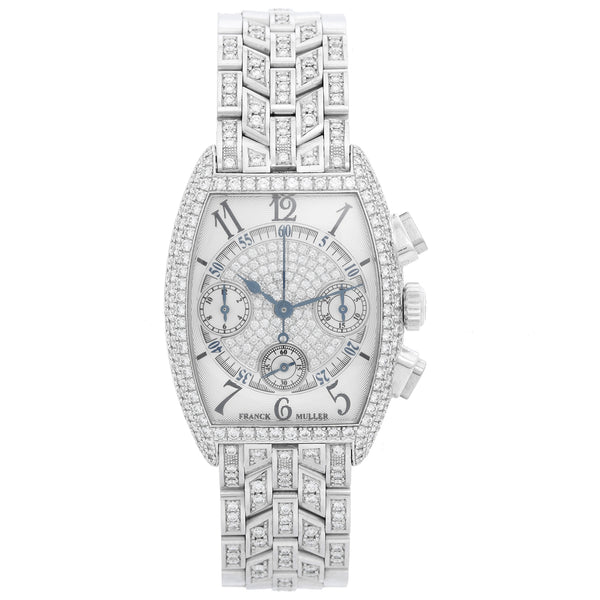 Franck Muller Cintree Curvex Chronograph Pave Diamond