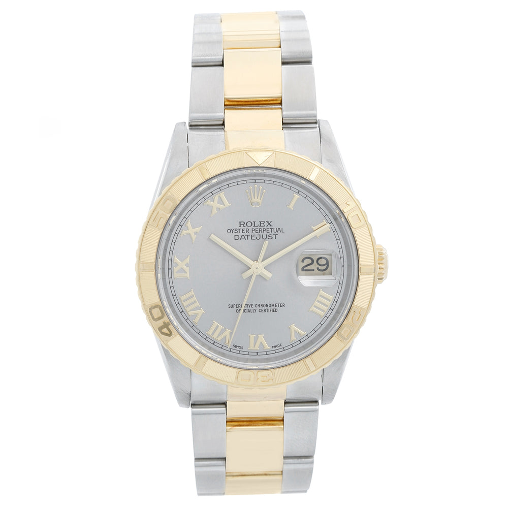 Men's Rolex Turnograph 2-Tone Steel & Gold Watch 16263