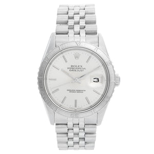 Rolex Turnograph Men's Steel Watch with Thunderbird Bezel 16264