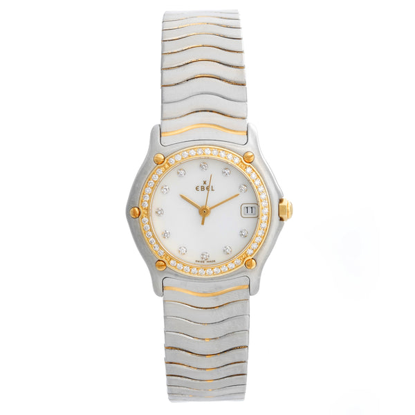 Ebel Beluga Stainless Steel & Diamond Wave Ladies Watch