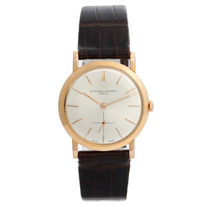 Vintage Vacheron Constantin 18k Rose Gold Men's Watch