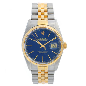 Rolex Datejust Men's 2-Tone Steel & Gold Watch 16233