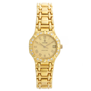 Concord Ladies 18K Yellow Gold  Saratoga Ladies Watch