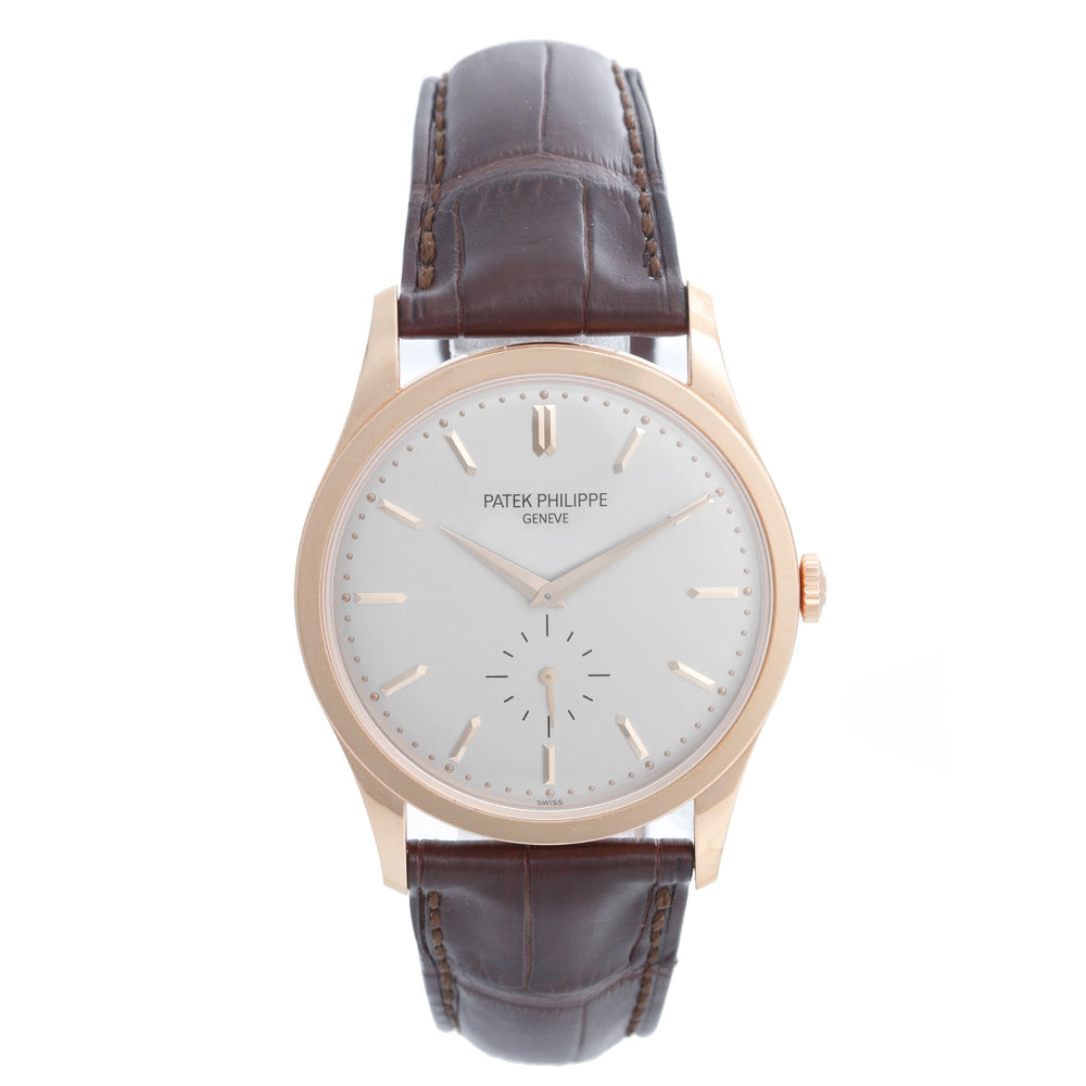 Patek Philippe Calatrava 18k Rose Gold Men's  5196 R or 5196R Watch