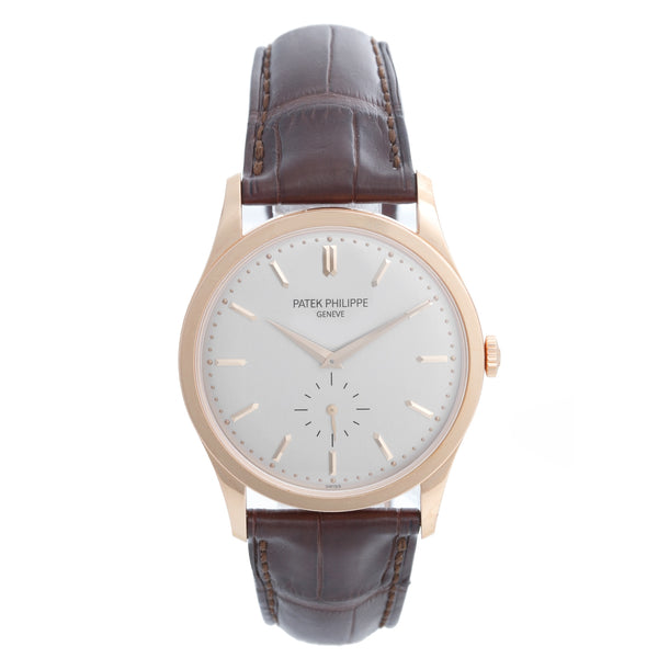 Patek Philippe Calatrava 18k Rose Gold Men's  5196 R or 5196R Watch