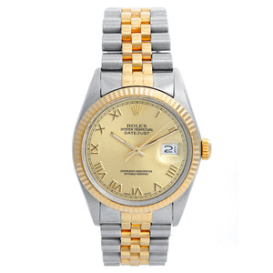 Men's Rolex Datejust 2-Tone Watch 16013