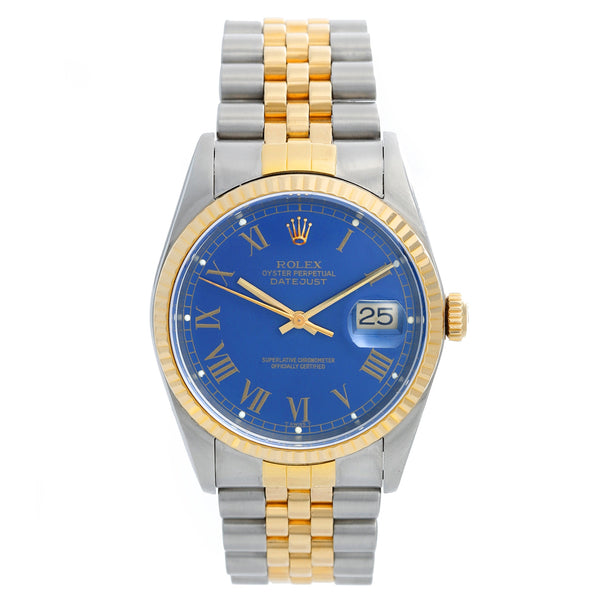Rolex Two Tone Datejust Men's 16233