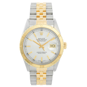 Rolex Turnograph 2-Tone Watch 16253 Thunderbird Bezel