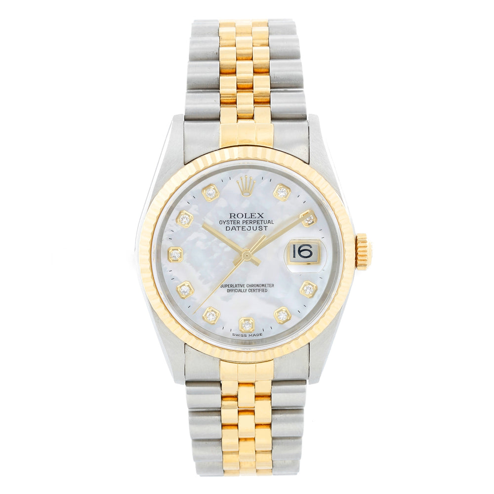 Rolex Men's Two Tone Datejust 16233