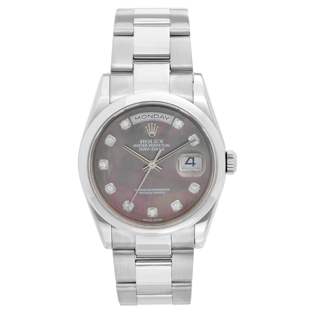 Rolex President Day-Date Tahitian MOP Diamond Dial 118209